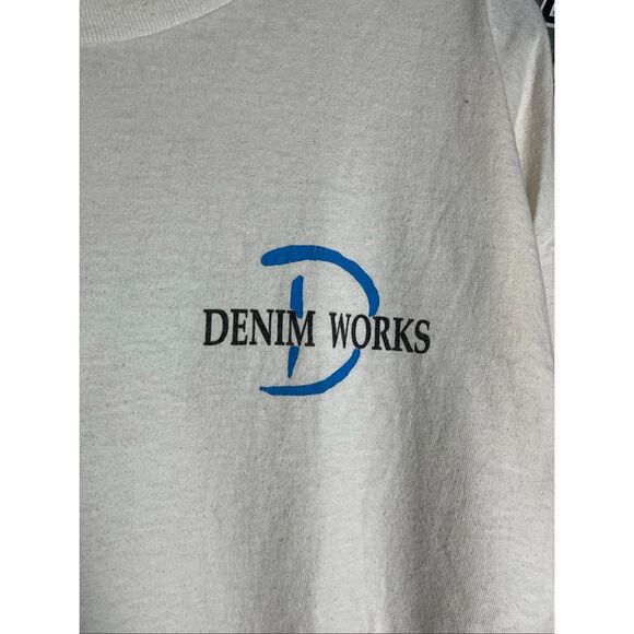 Vintage 90s Denim Works Cause You Can’t Go Naked Promo Tee - Picture 4 of 5